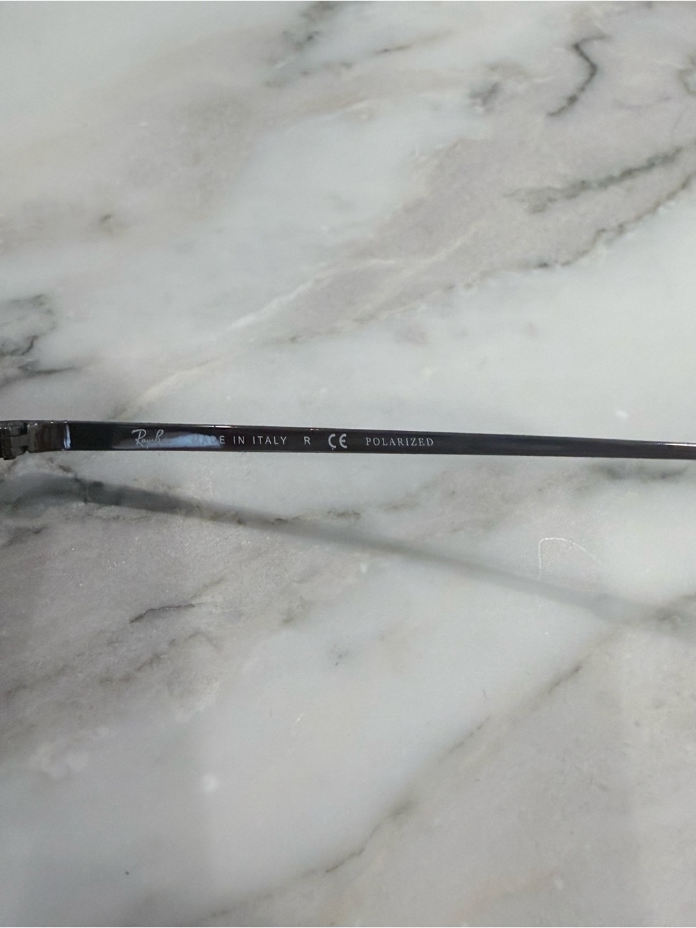 Ray-Ban Aviator Sunglasses in Black and Silver with Case - Picture 3 of 7